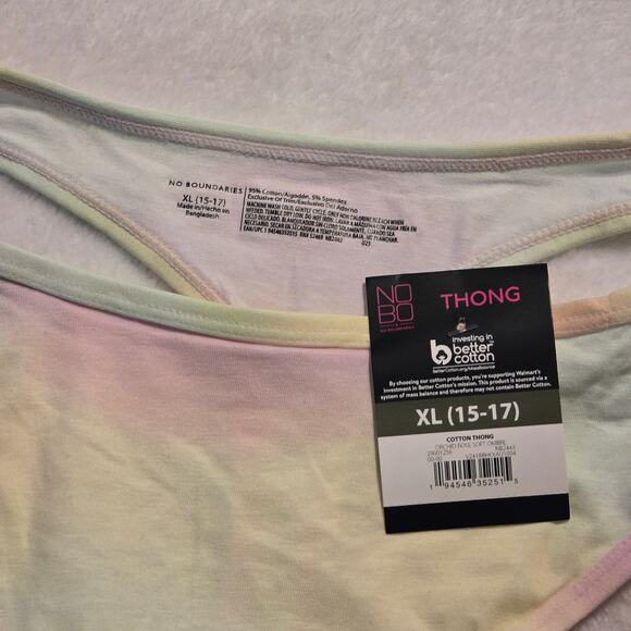 XL Cotton Tye Dye Thong NoBo - Picture 3 of 4